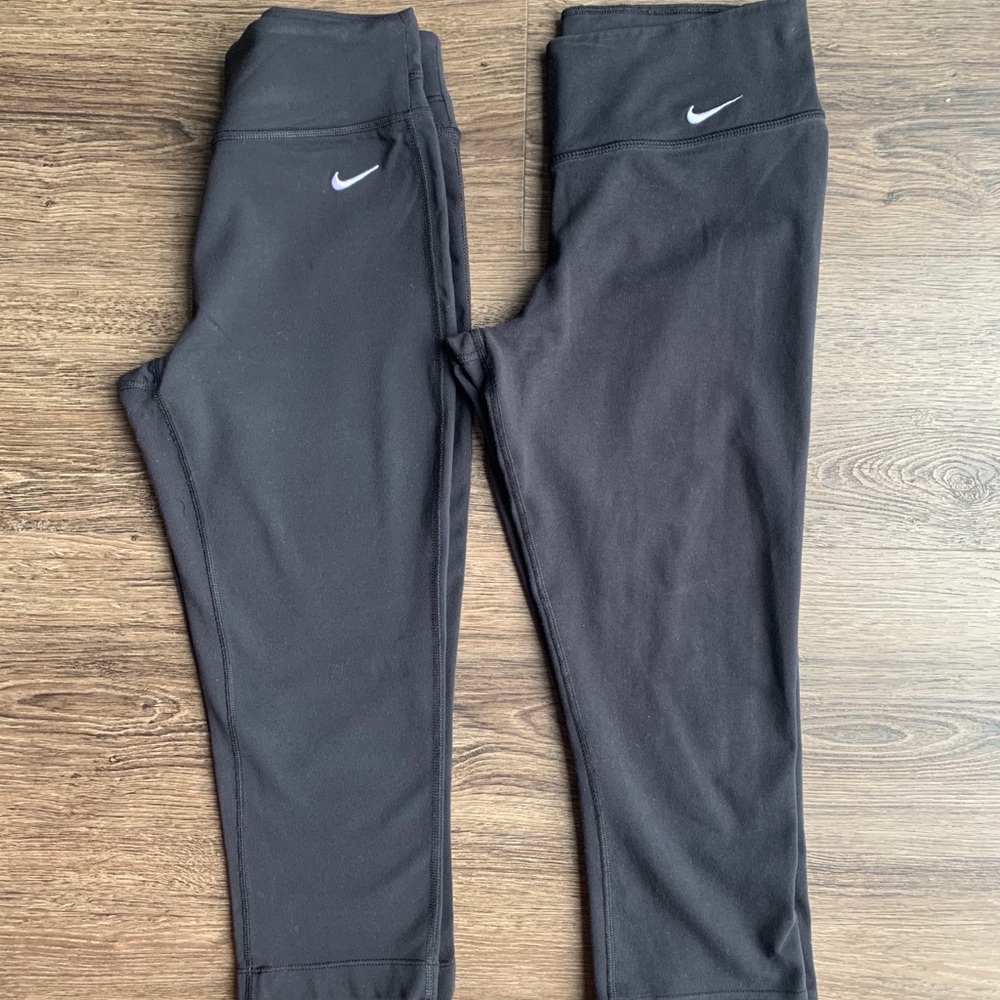 Nike Dri-fit Legging Bundle | Black Crop Leggings